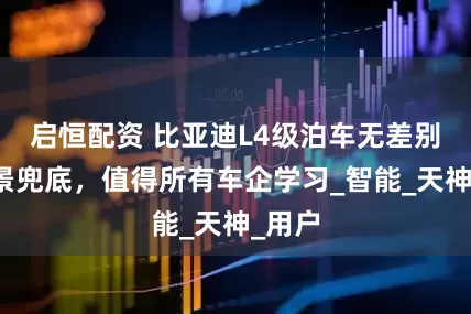 启恒配资 比亚迪L4级泊车无差别全场景兜底，值得所有车企学习_智能_天神_用户